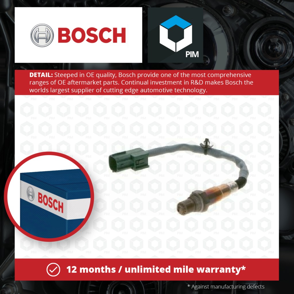 Bosch Lambda Sensor 0258006513 [PM322818]