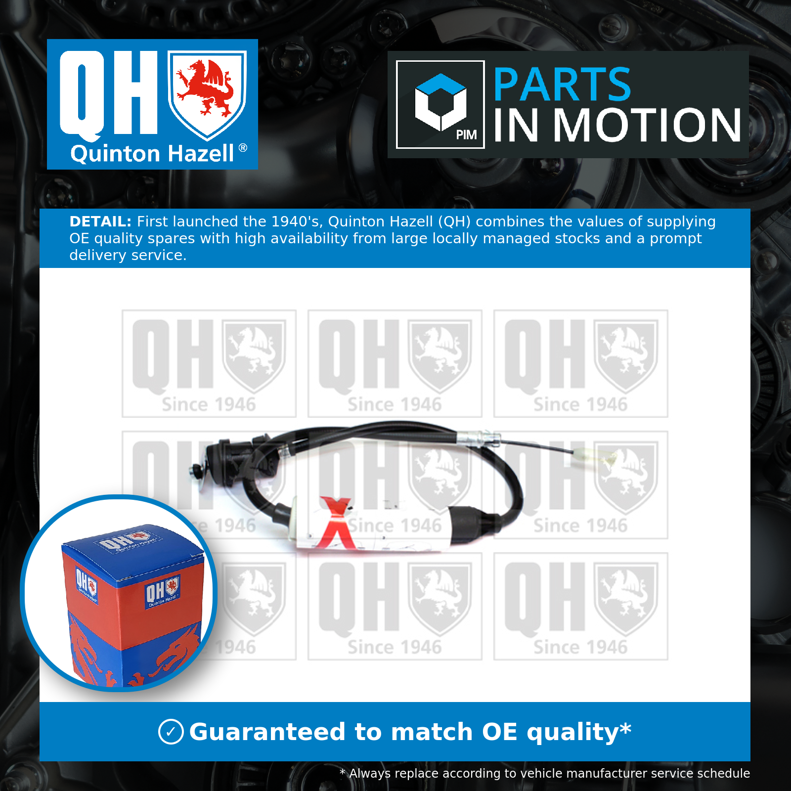 Quinton Hazell Clutch Cable QCC1892 [PM322684]