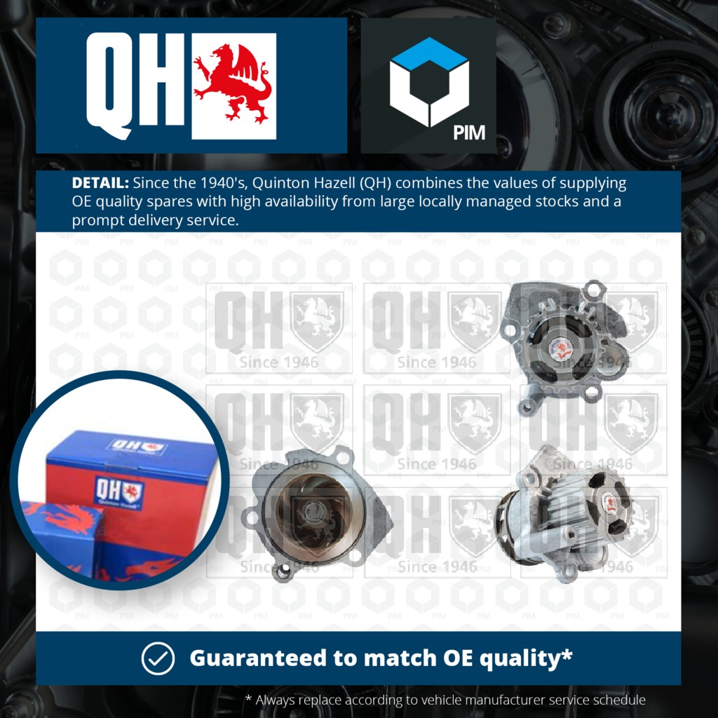 Quinton Hazell Water Pump QCP3567 [PM321768]