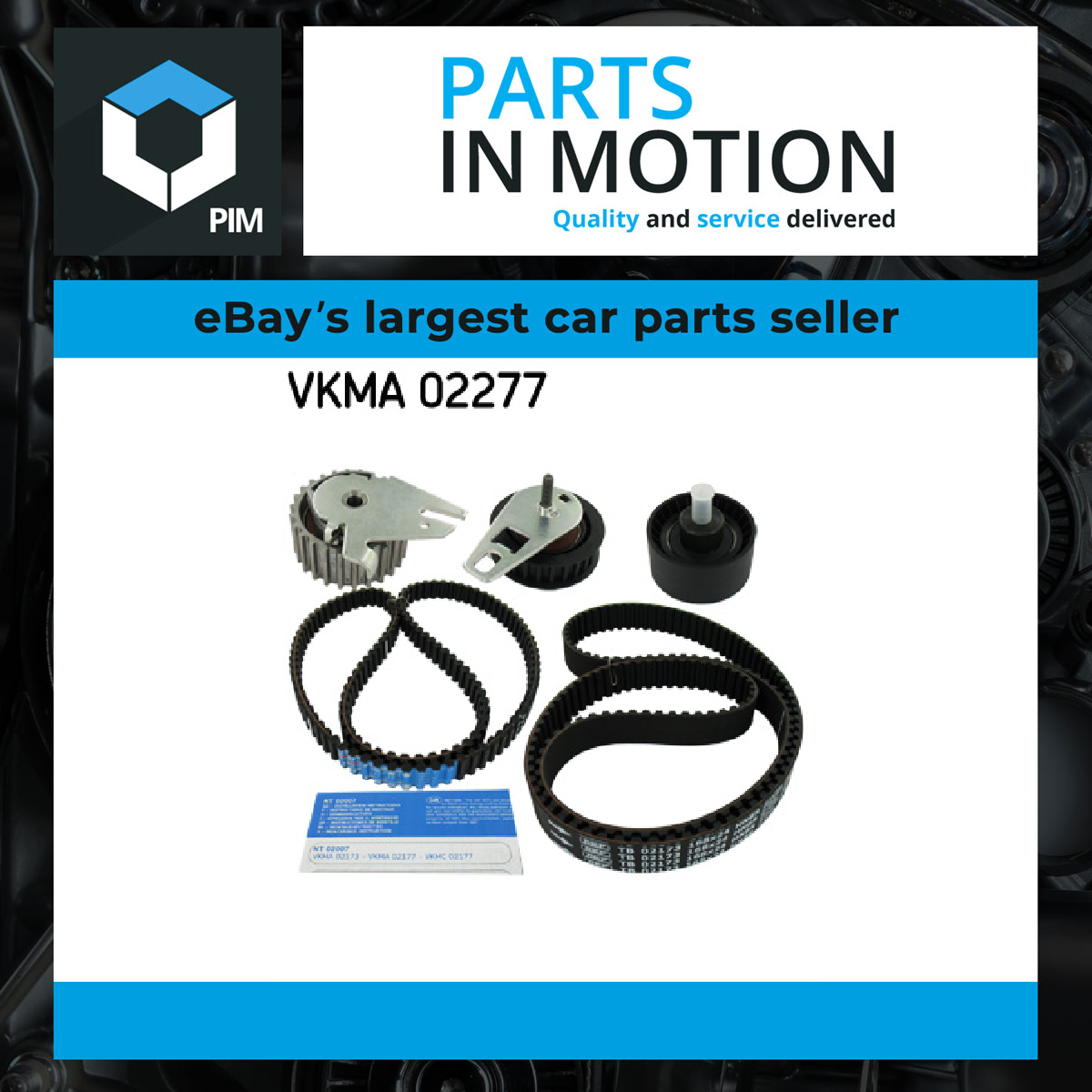 SKF Timing Belt Kit VKMA02277 [PM319959]