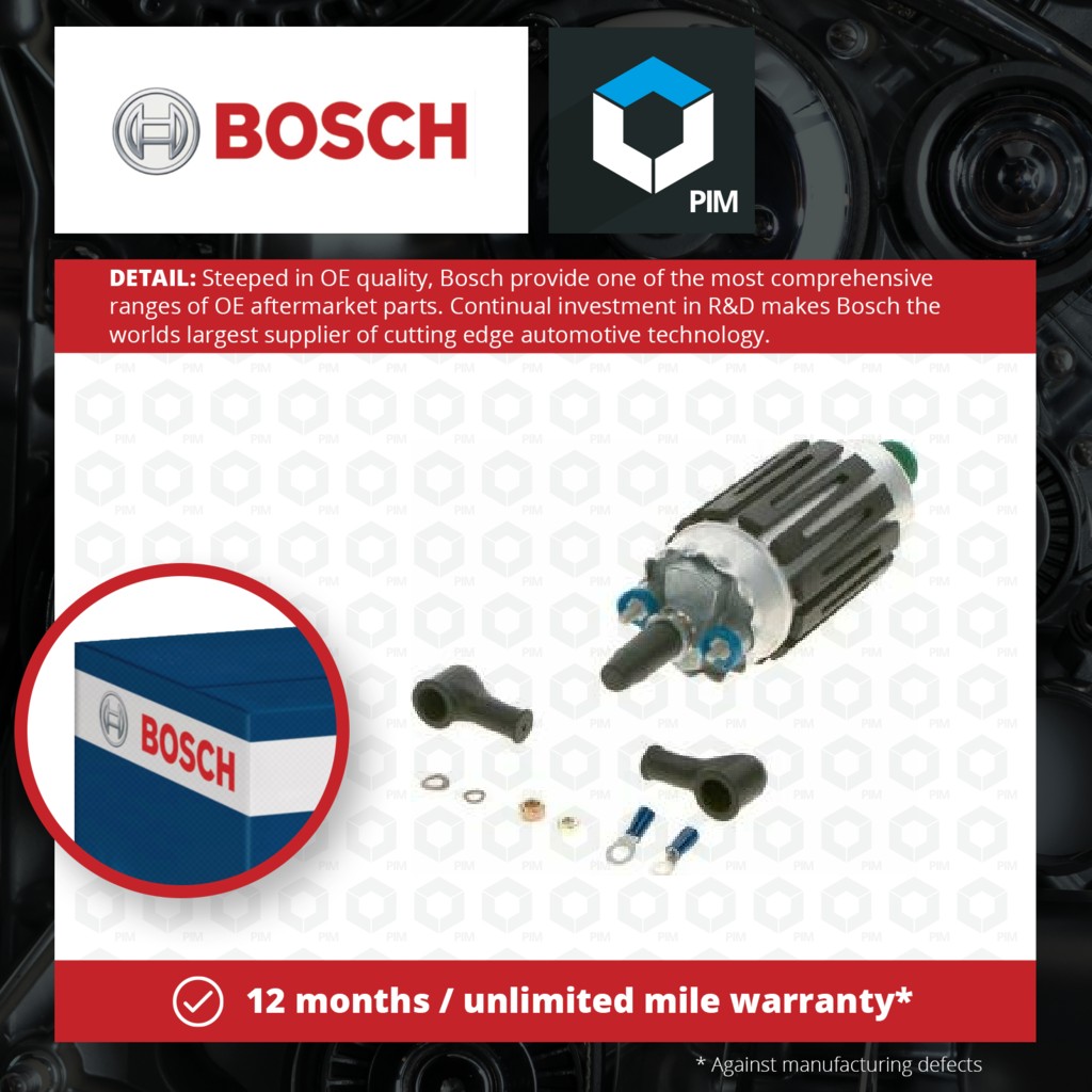 Bosch Fuel Pump In Line 0580464126 [PM314221]