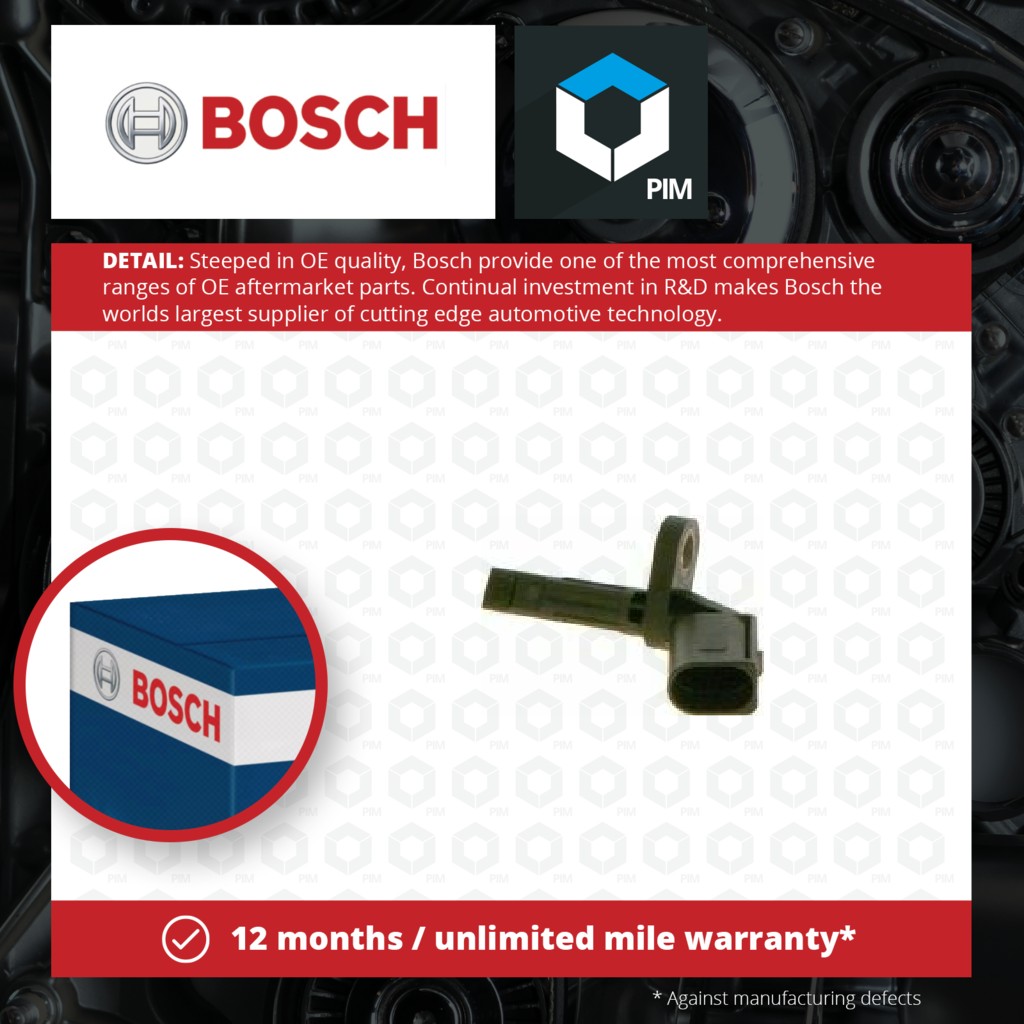 Bosch ABS Sensor 0265007928 [PM314015]