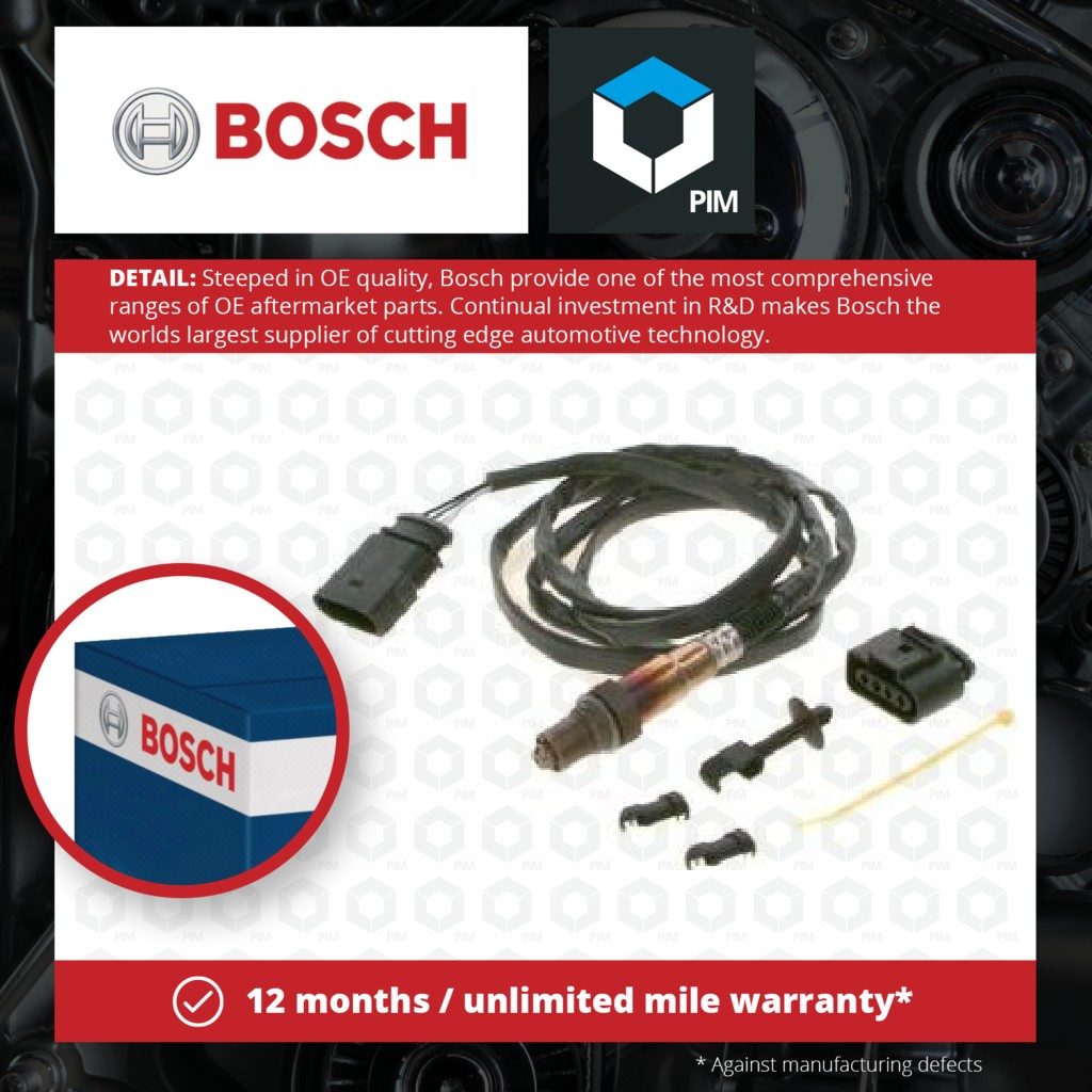 Bosch Lambda Sensor 0258006978 [PM312663]