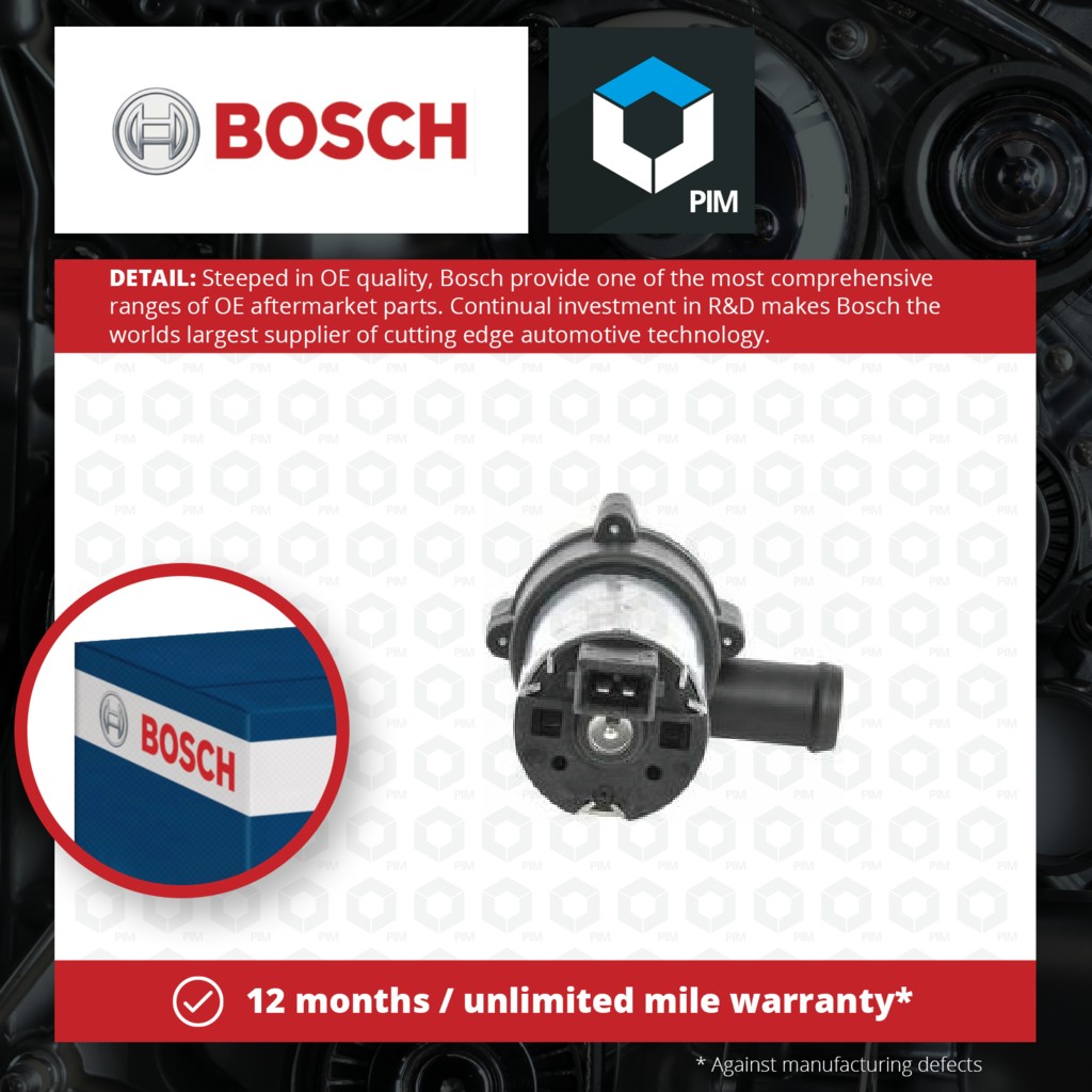Bosch Water Pump for Parking Heater 0392020039 [PM312611]