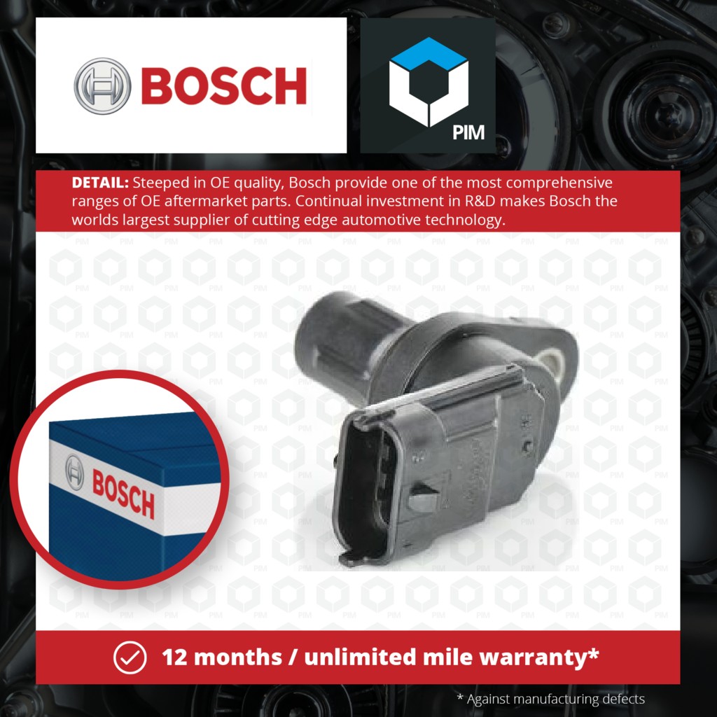 Bosch Camshaft Position Sensor 0281002667 [PM312580]