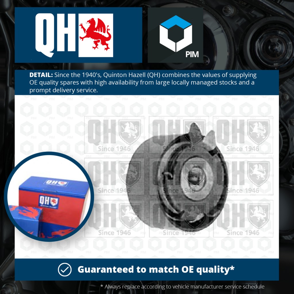 Quinton Hazell Timing Belt Tensioner QTT966 [PM309095]