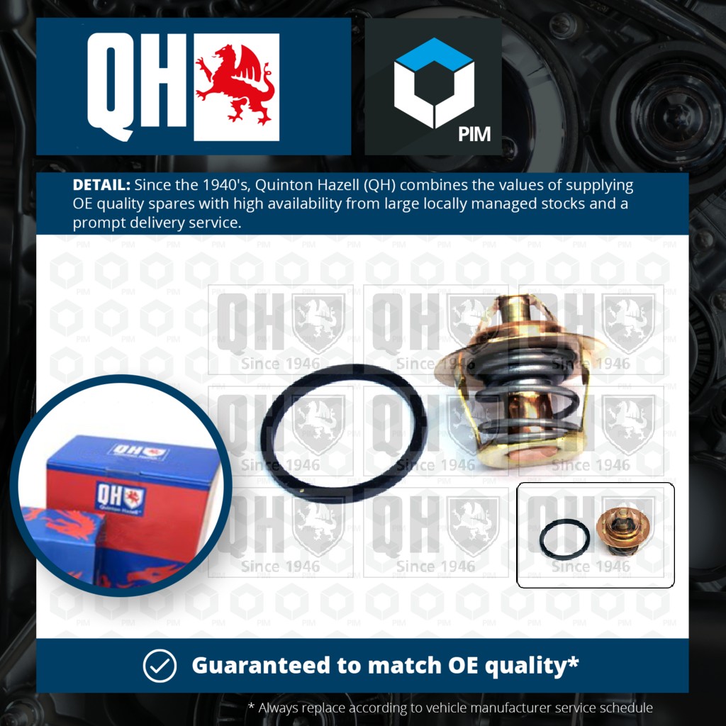 Quinton Hazell Coolant Thermostat QTH229K [PM308882]