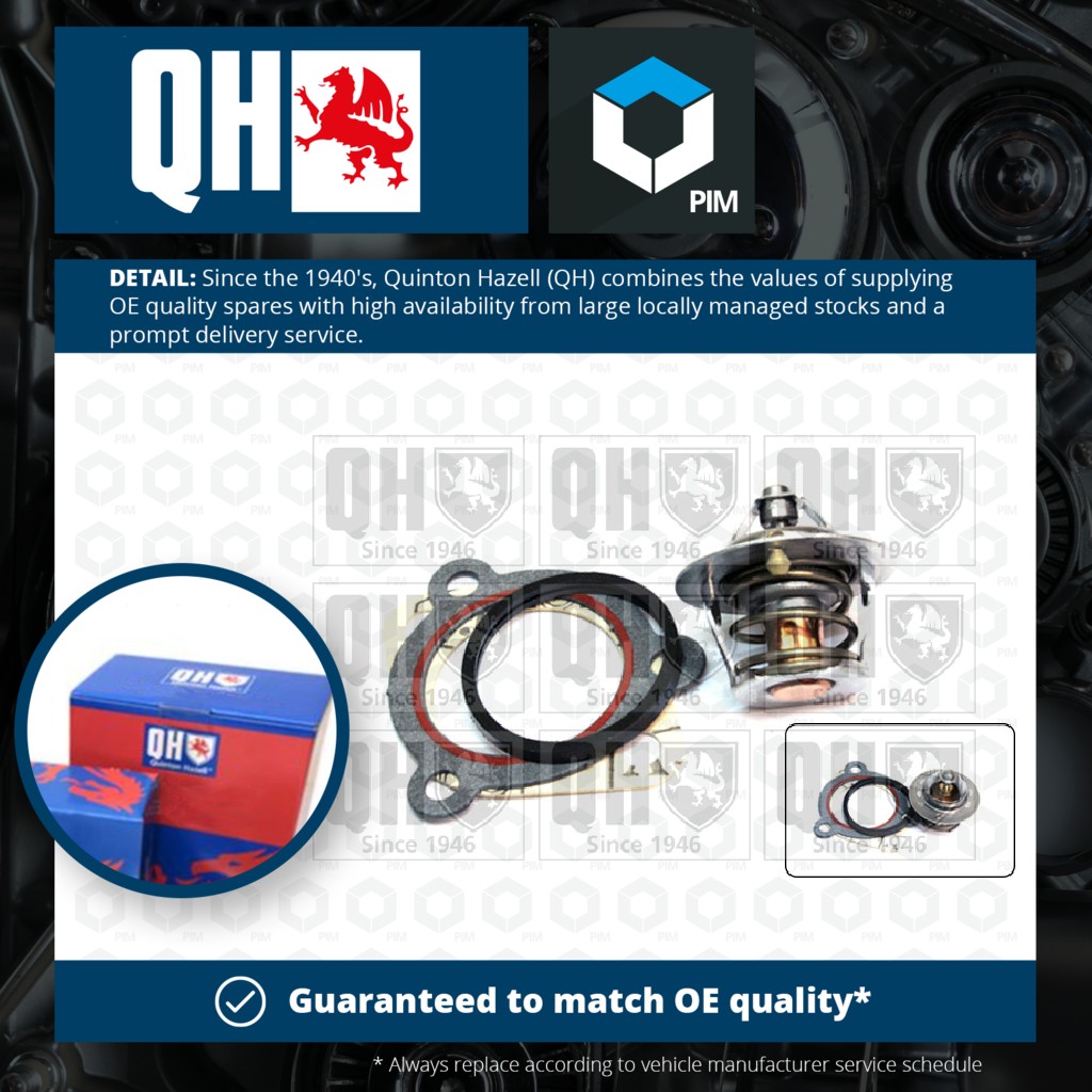 Quinton Hazell Coolant Thermostat QTH209K [PM308872]