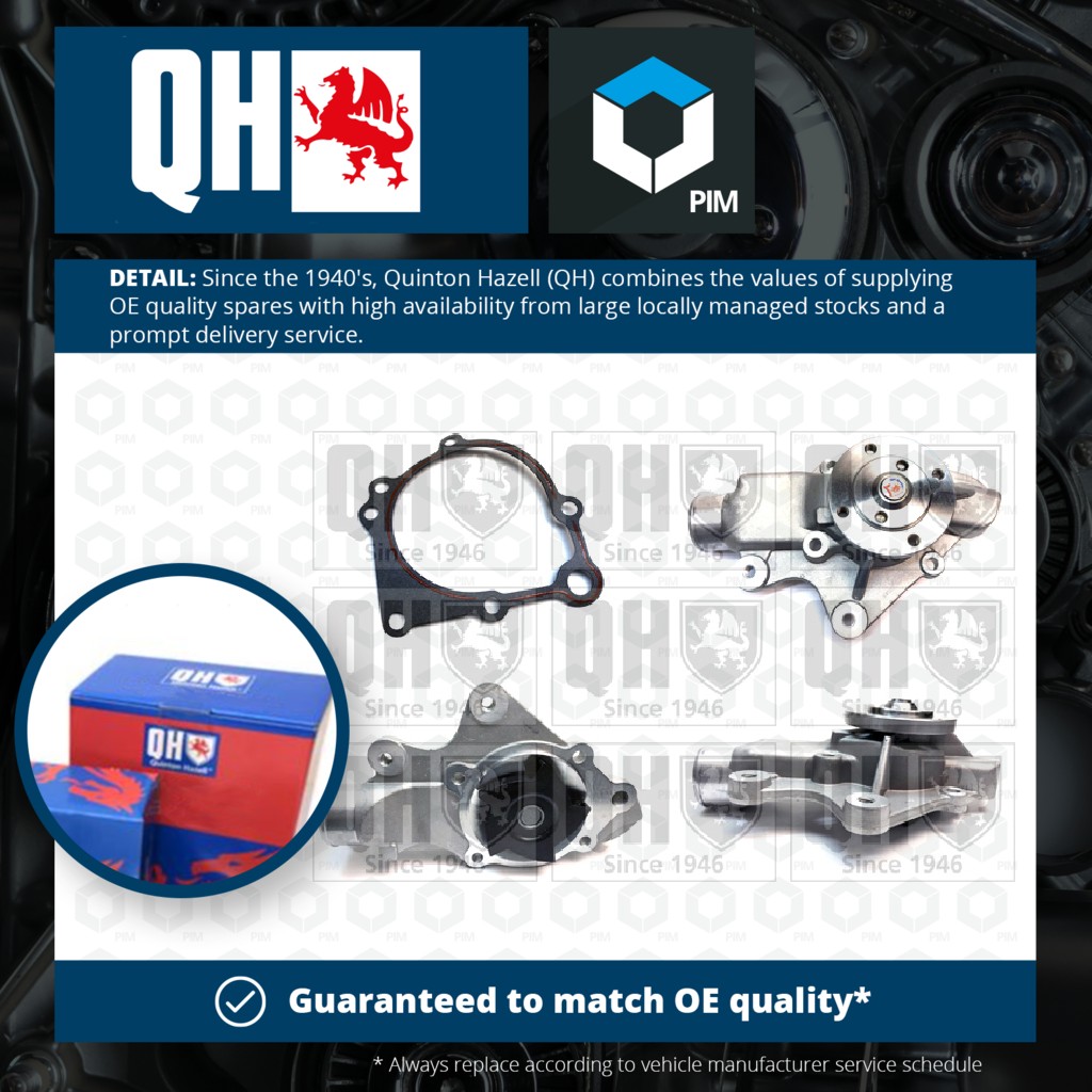 Quinton Hazell Water Pump QCP3489 [PM307470]