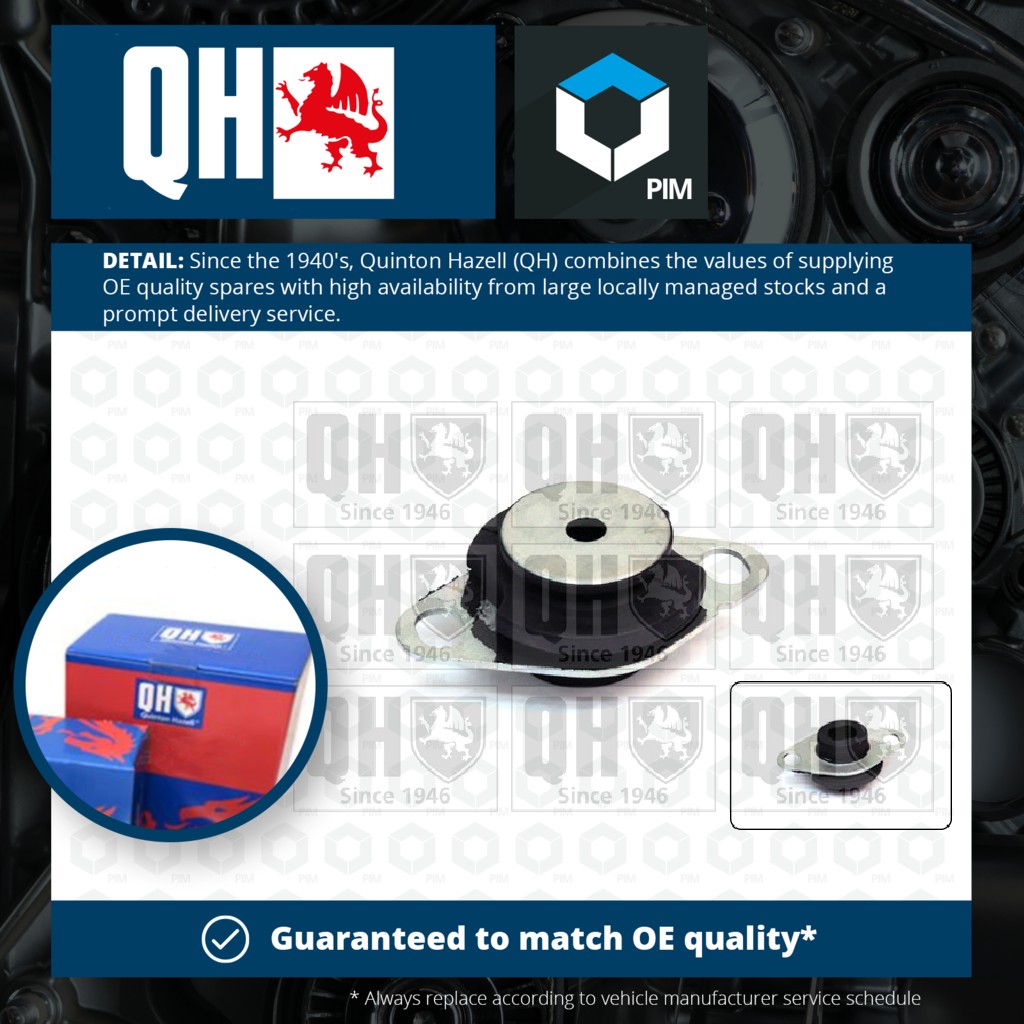 Quinton Hazell Gearbox Mounting EM2622 [PM306891]