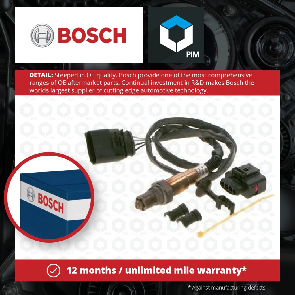 Bosch Lambda Sensor 0258006980 [PM306235]