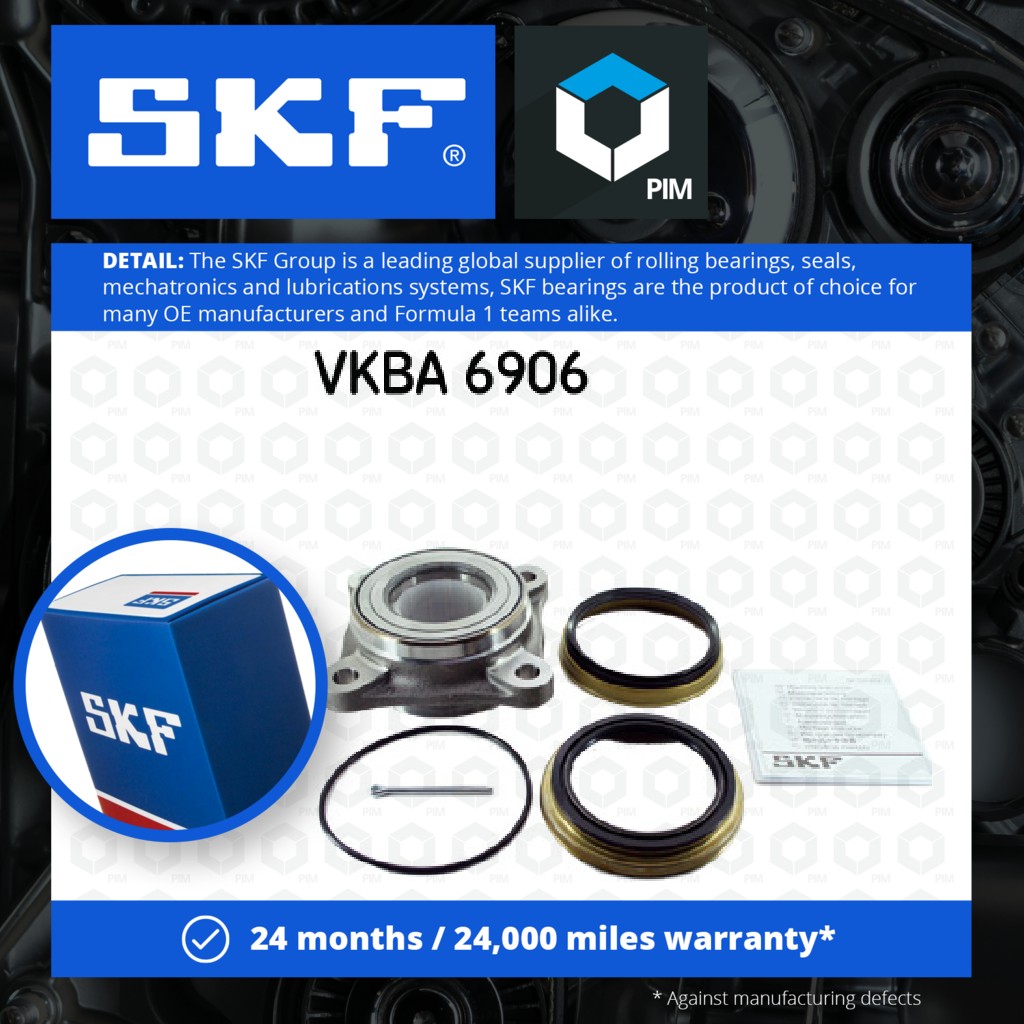 SKF Wheel Bearing Kit Front VKBA6906 [PM305452]