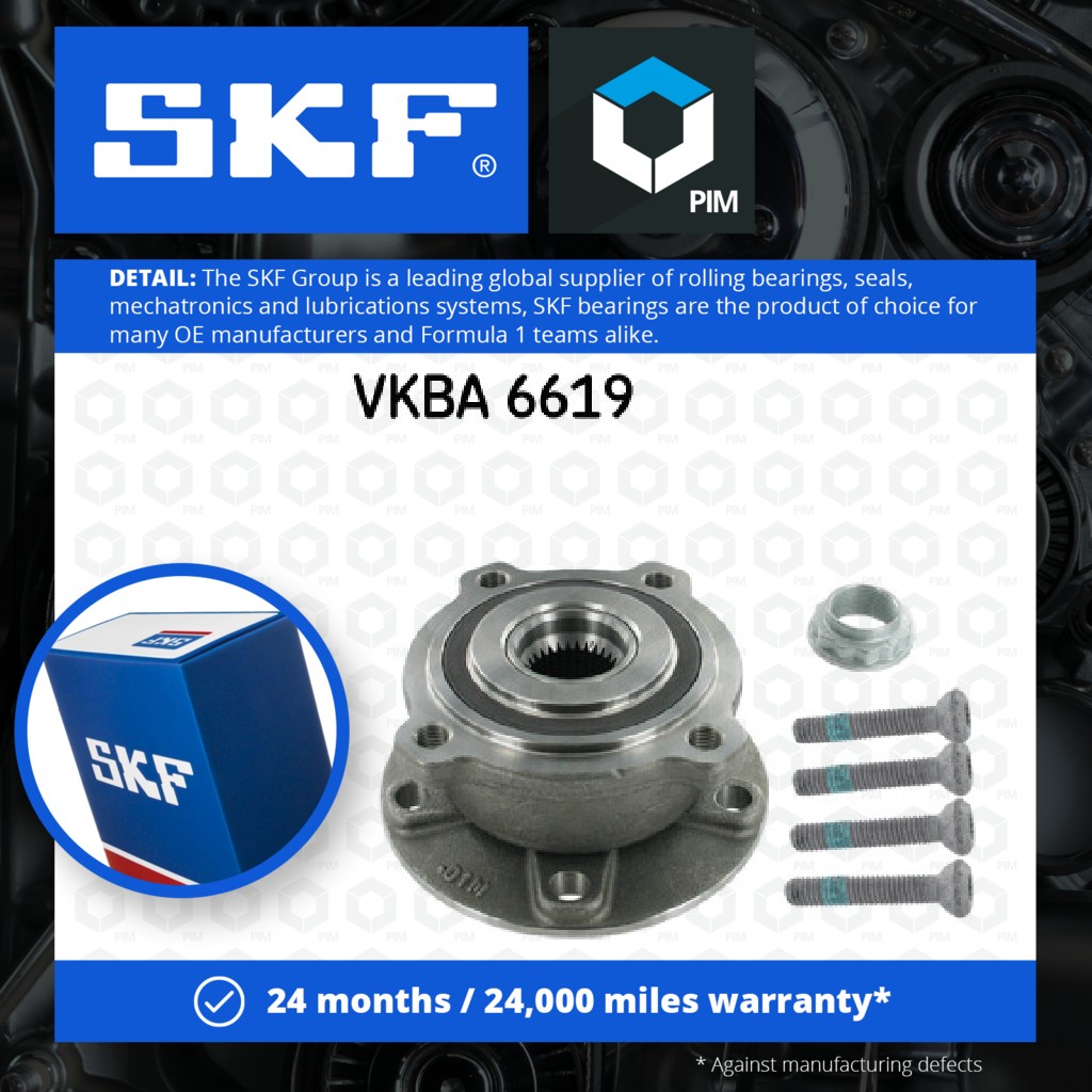SKF Wheel Bearing Kit Front VKBA6619 [PM305450]