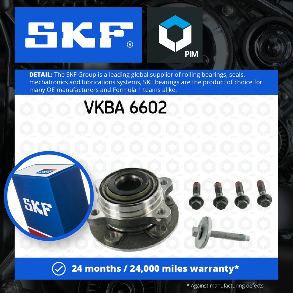 SKF Wheel Bearing Kit Front VKBA6602 [PM304159]