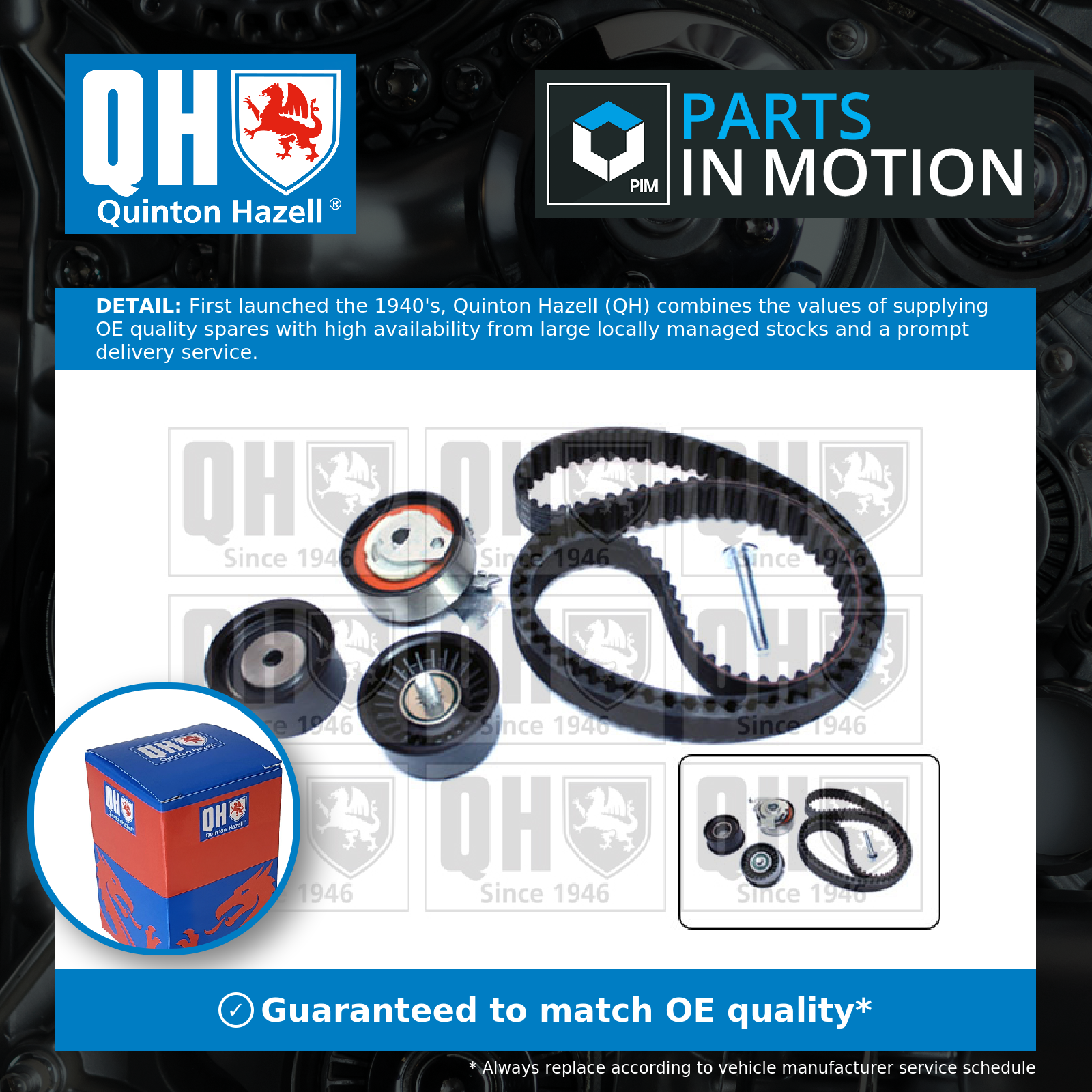 Quinton Hazell Timing Belt Kit QBK579 [PM300752]