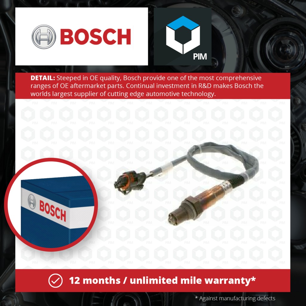 Bosch Lambda Sensor Pre Cat 0258006171 [PM295494]