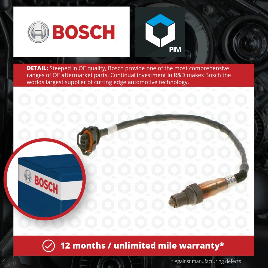 Bosch Lambda Sensor Pre Cat 0258006170 [PM295493]