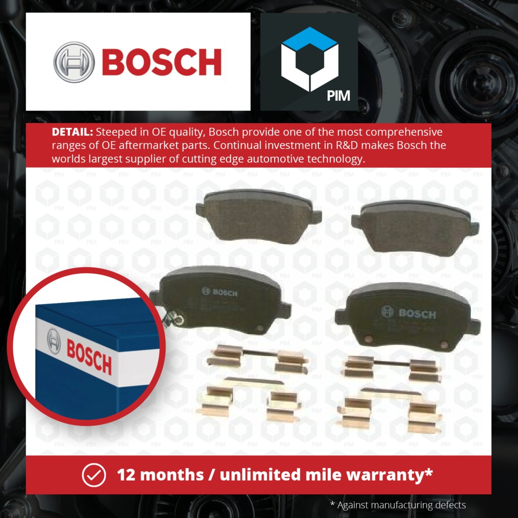 Bosch Brake Pads Set Front 0986494160 [PM289411]