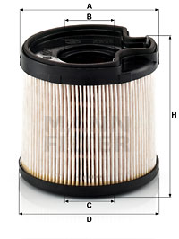 Mann Fuel Filter PU922X [PM288246]