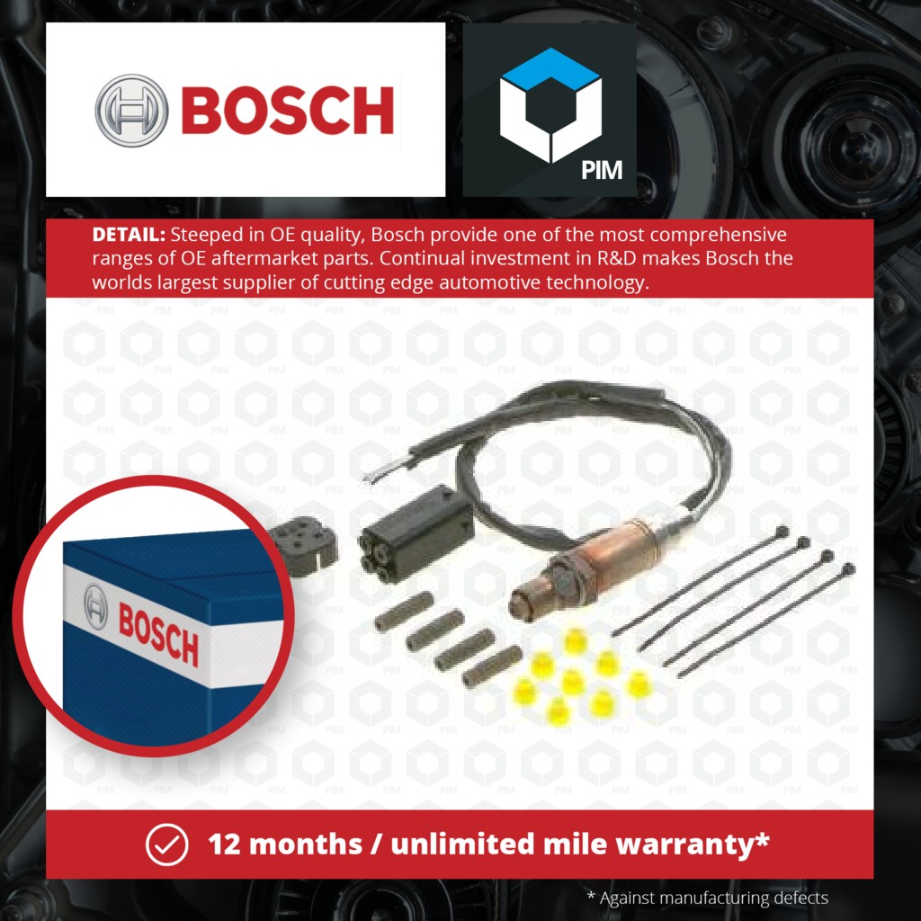 Bosch Lambda Sensor 0258986503 [PM287932]