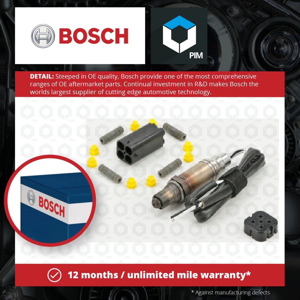 Bosch Lambda Sensor 0258986502 [PM287931]