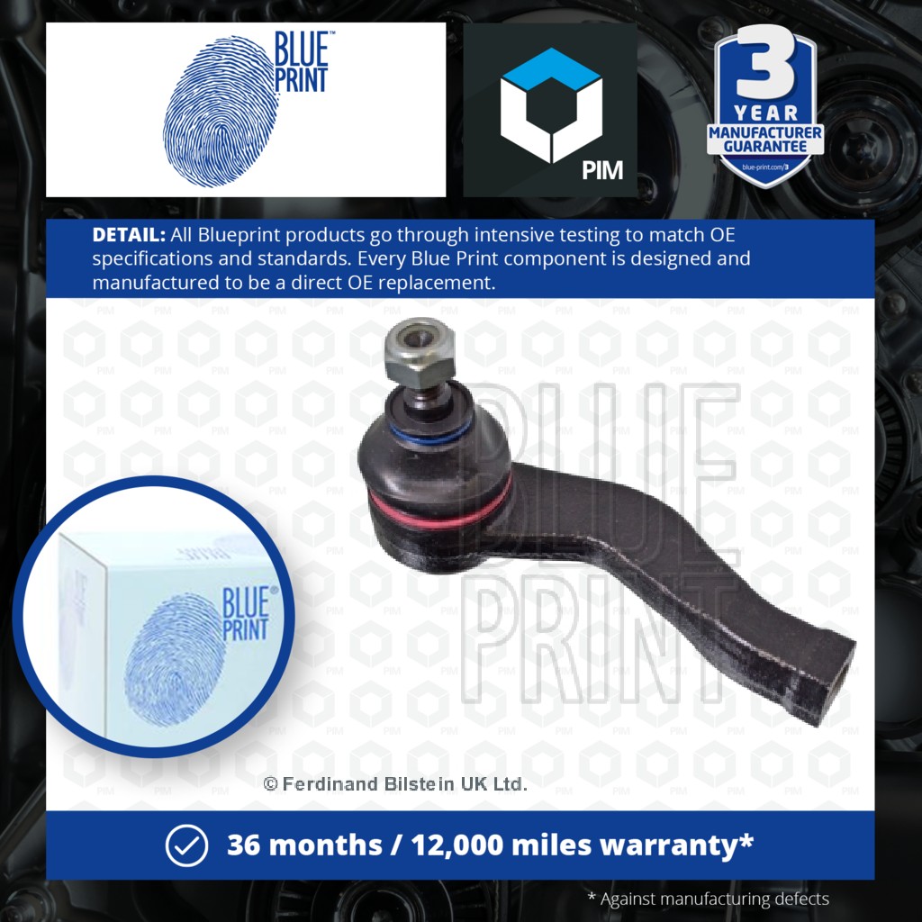 Blue Print Tie / Track Rod End Right ADG087129 [PM287399]