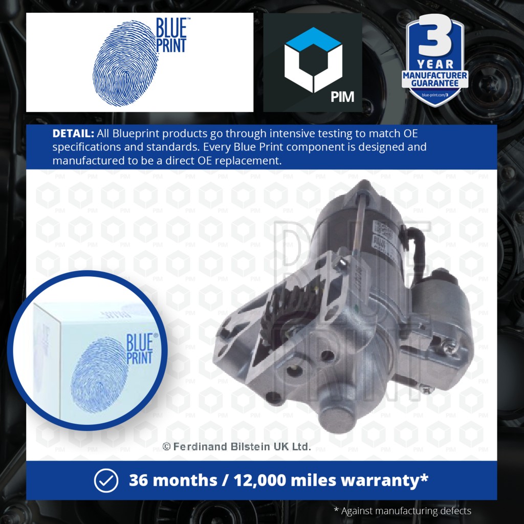 Blue Print Starter Motor ADC41248 [PM285000]
