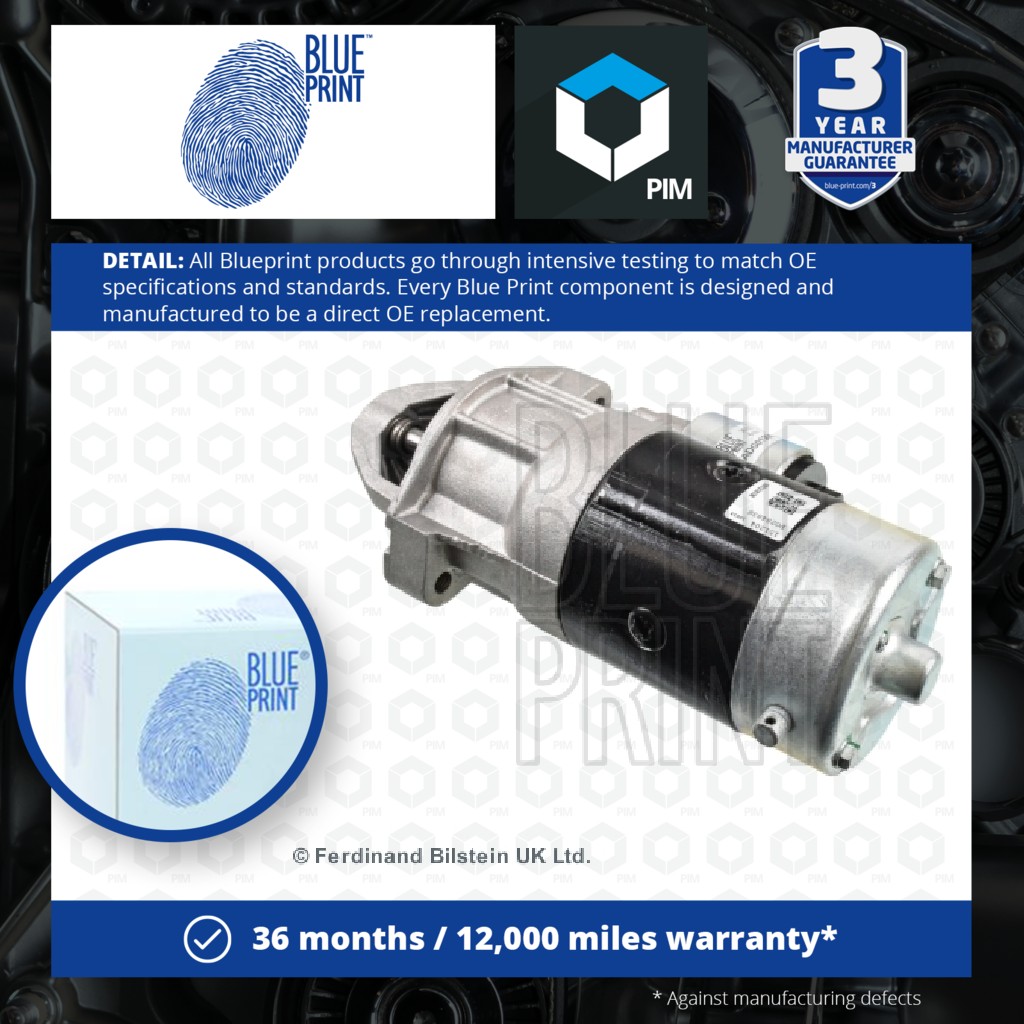 Blue Print Starter Motor ADG01206 [PM283619]