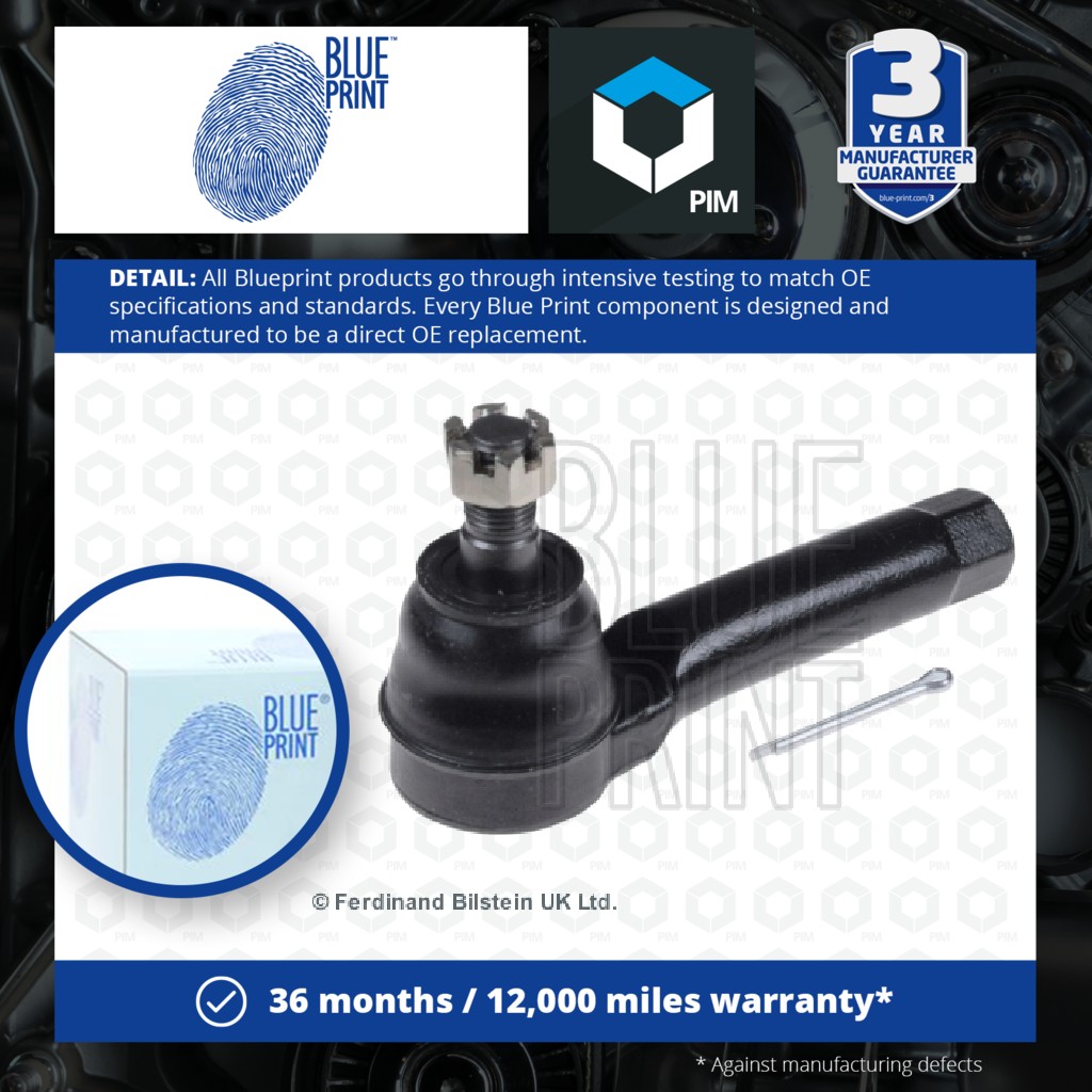 Blue Print Tie / Track Rod End Left or Right ADG08721 [PM283135]