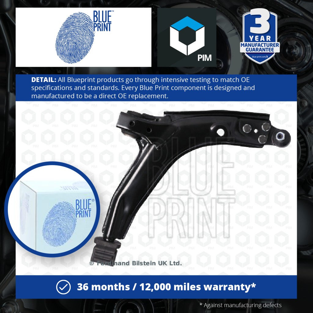 Blue Print Wishbone / Suspension Arm Front Lower, Right ADG08623 [PM283126]