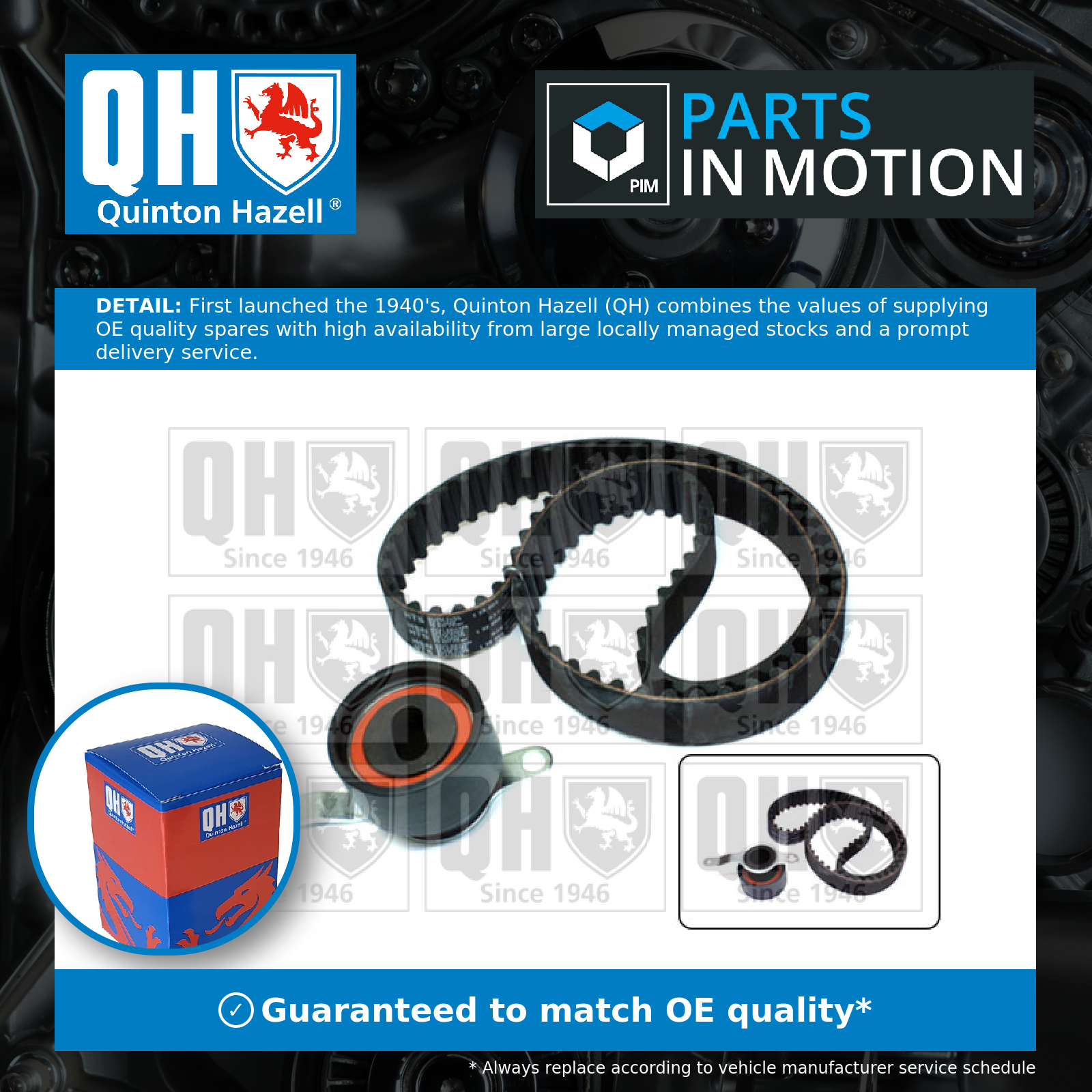 Quinton Hazell Timing Belt Kit QBK482 [PM276689]