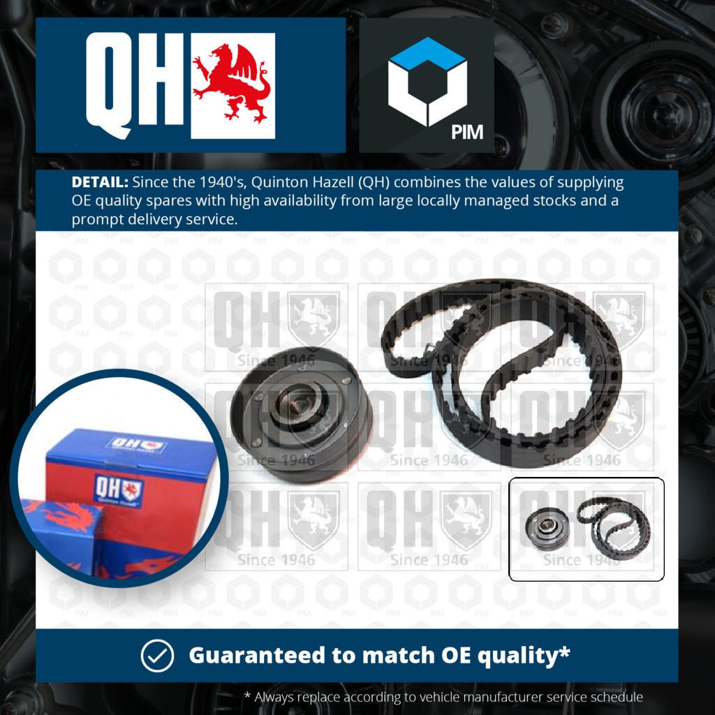 Quinton Hazell Timing Belt Kit QBK285 [PM276664]