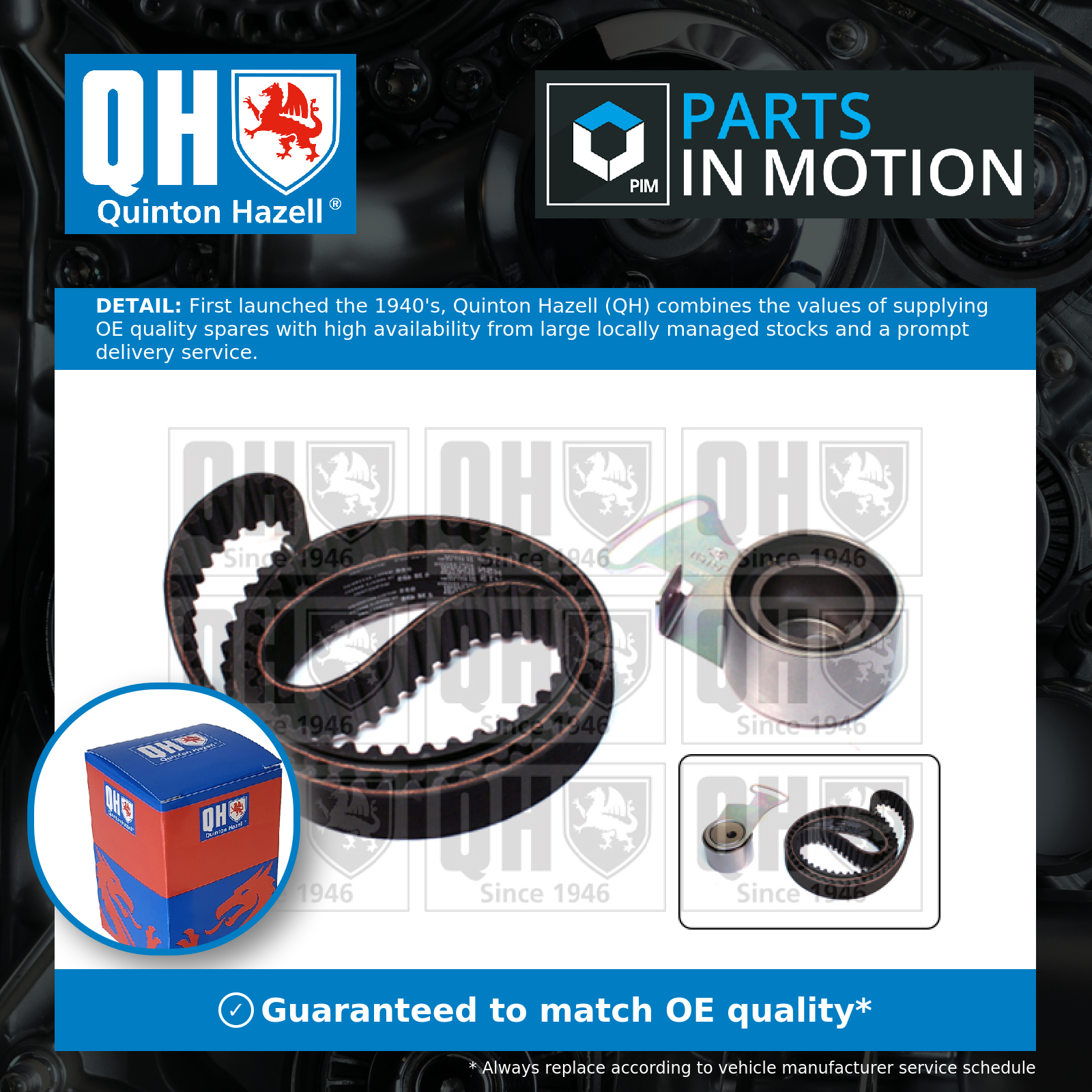 Quinton Hazell Timing Belt Kit QBK219 [PM276624]