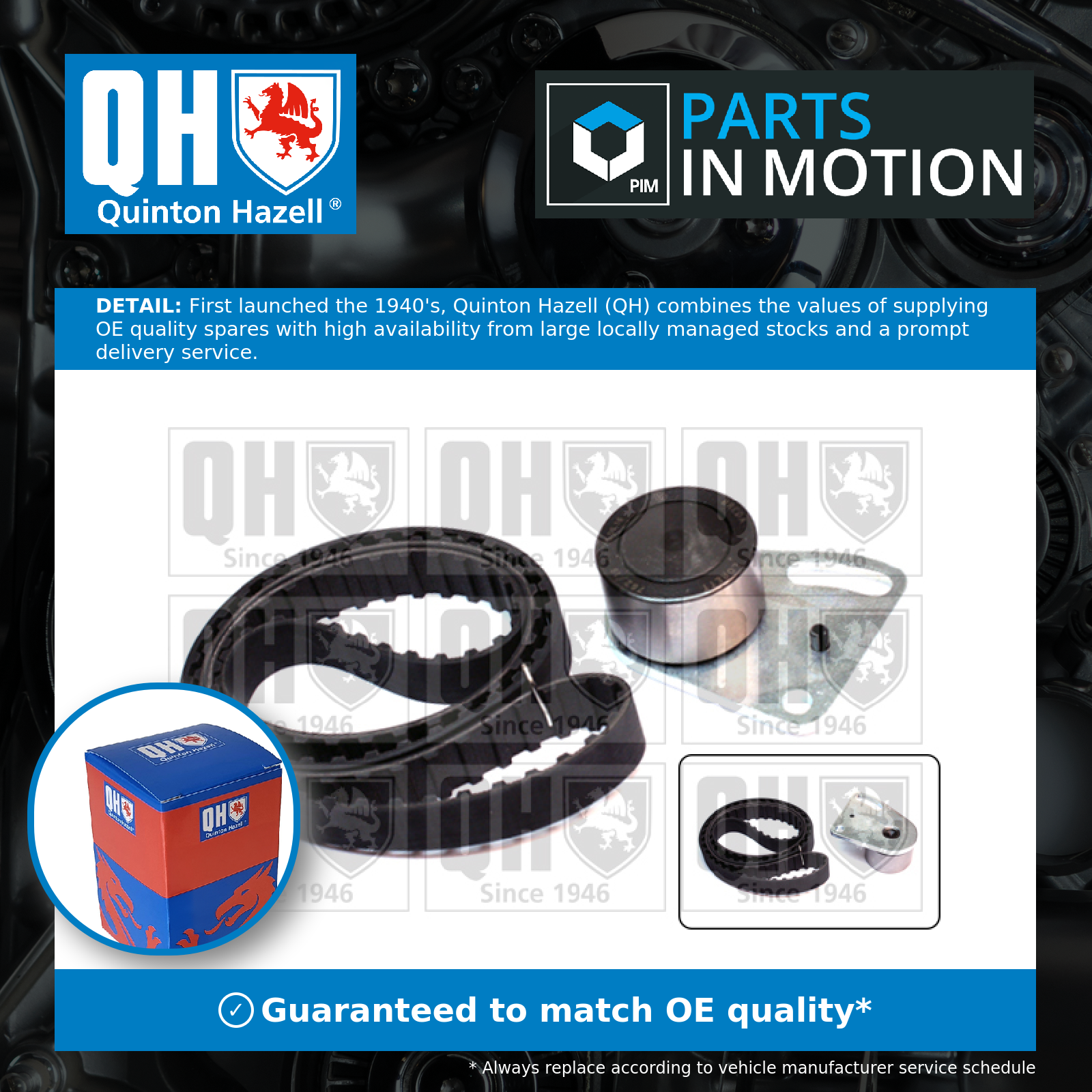 Quinton Hazell Timing Belt Kit QBK326 [PM276598]