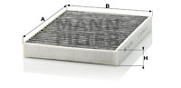 Mann Pollen / Cabin Filter CUK2736-2 [PM272306]