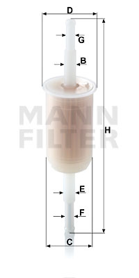 Mann Fuel Filter WK32(10) [PM272231]