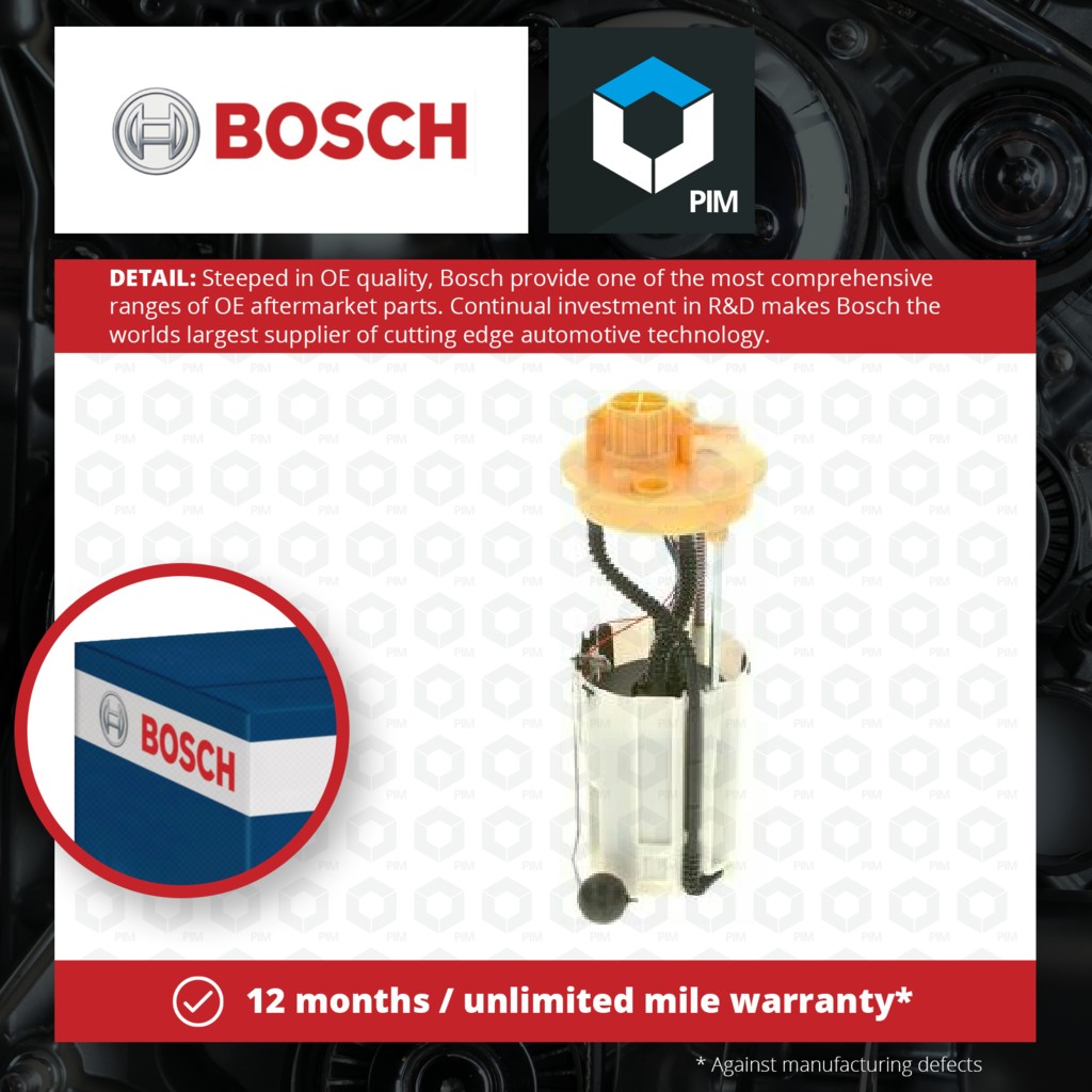 Bosch Fuel Pump In tank 0580313012 [PM272151]