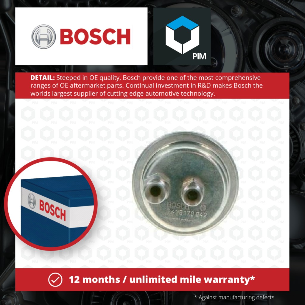 Bosch Fuel Pressure Regulator 0438170042 [PM272137]