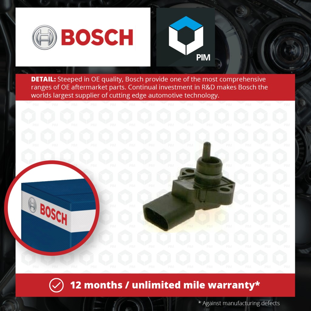 Bosch Air Intake Temperature Sensor 0261230011 [PM271930]