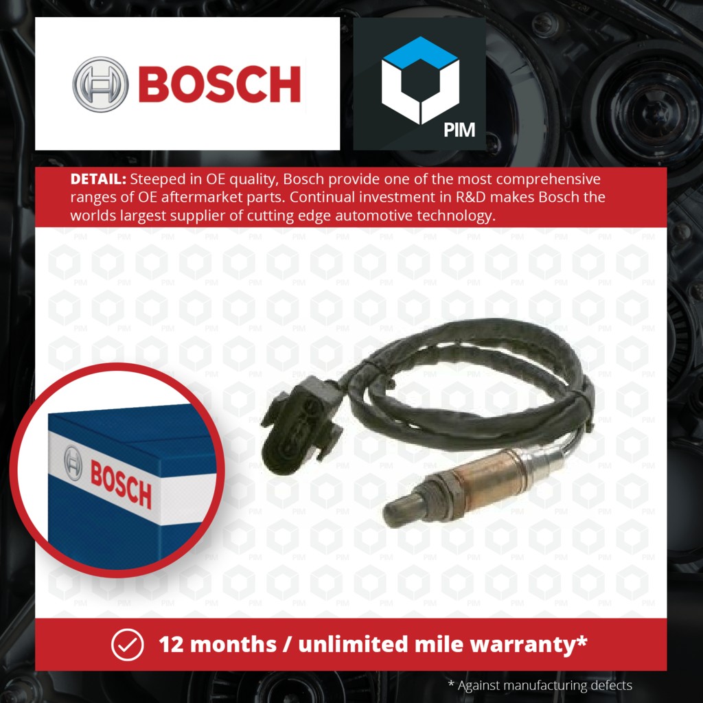 Bosch Lambda Sensor Pre Cat 0258003478 [PM269694]