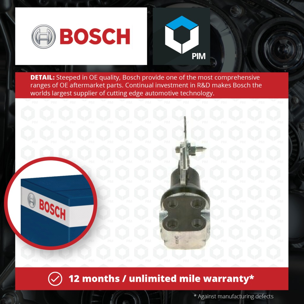 Bosch Brake Pressure Regulator 0204131221 [PM268708]