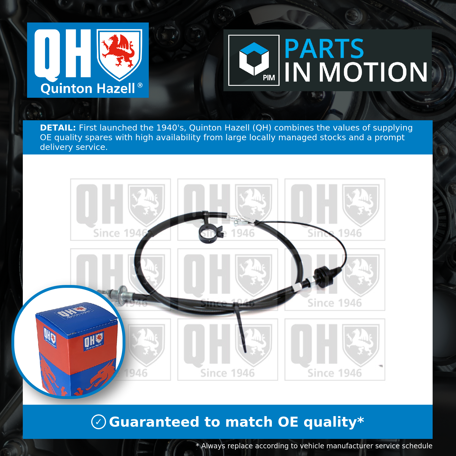 Quinton Hazell Clutch Cable QCC1693 [PM268568]