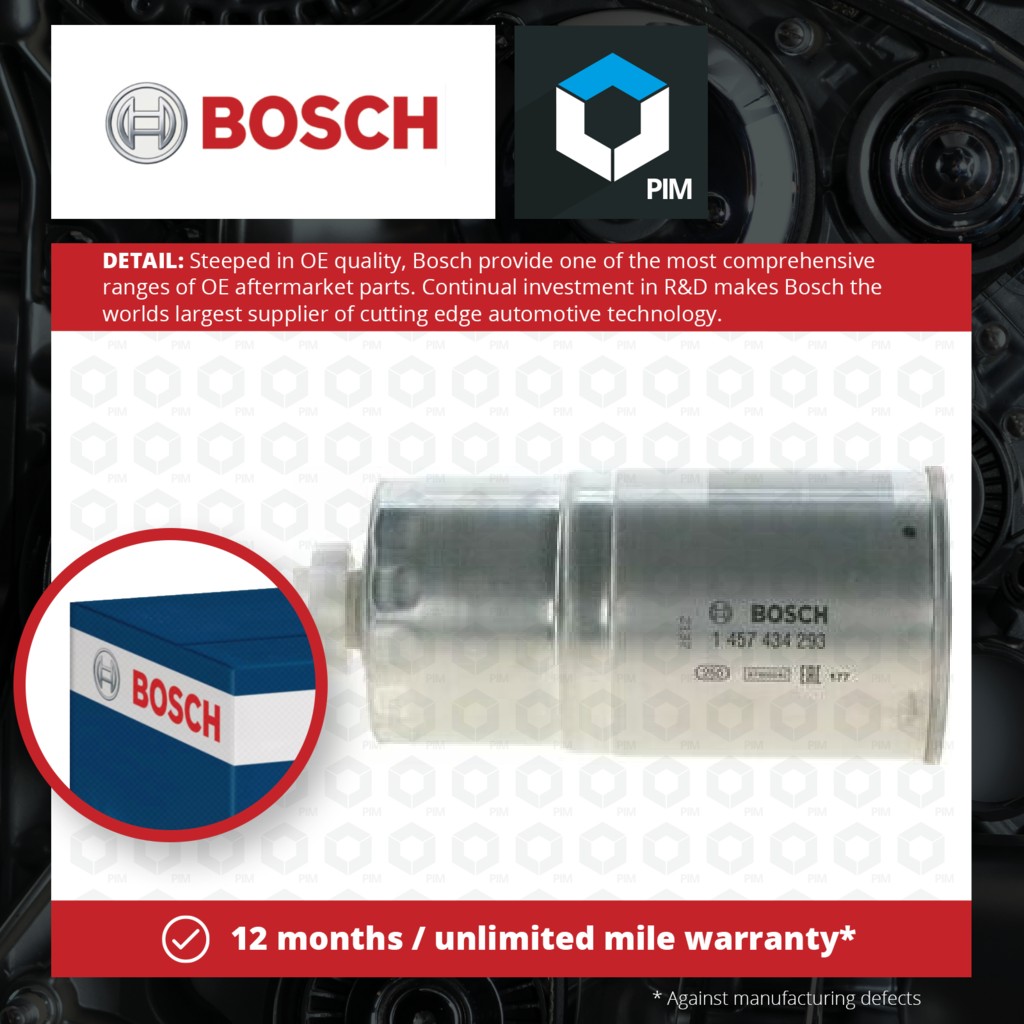Bosch Fuel Filter 1457434293 [PM268350]