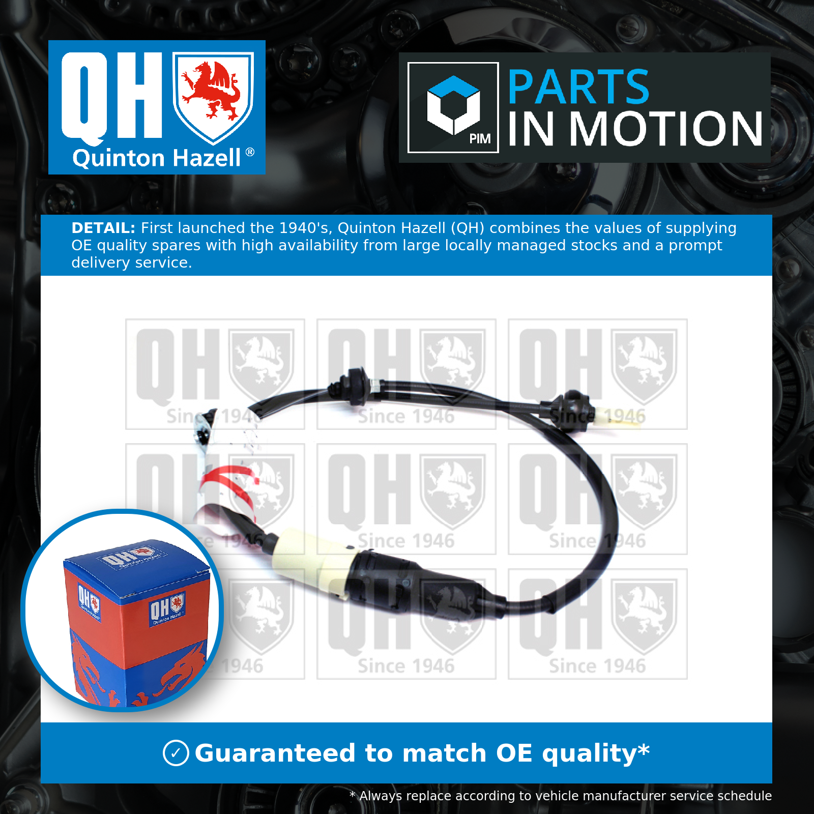 Quinton Hazell Clutch Cable QCC1570 [PM268218]