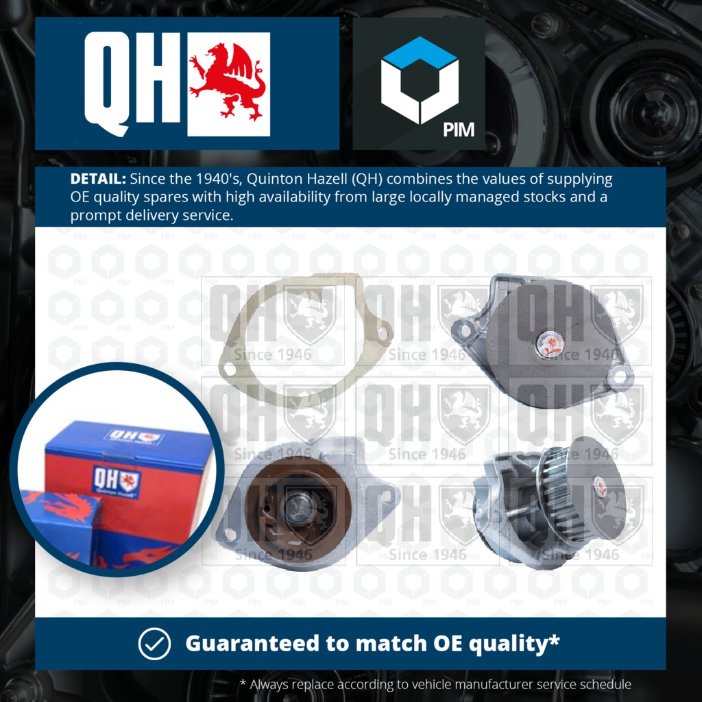Quinton Hazell Water Pump QCP3304 [PM267567]