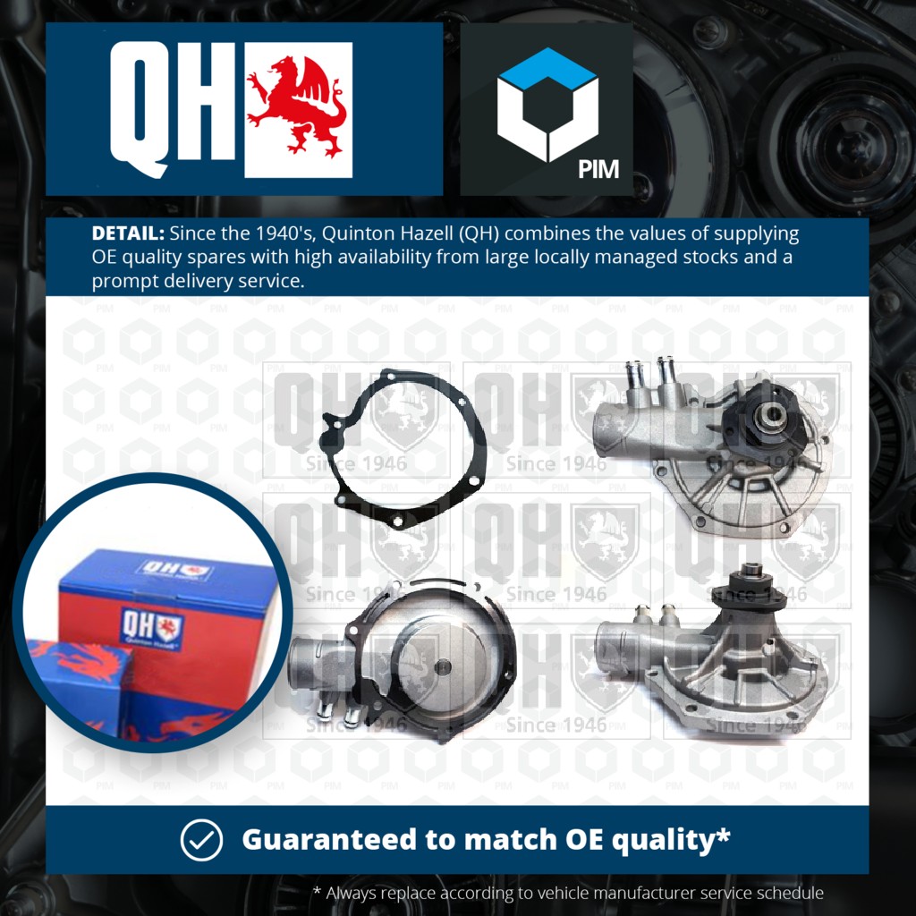 Quinton Hazell Water Pump QCP3183 [PM267538]