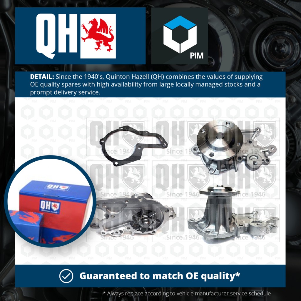 Quinton Hazell Water Pump QCP3037 [PM267524]