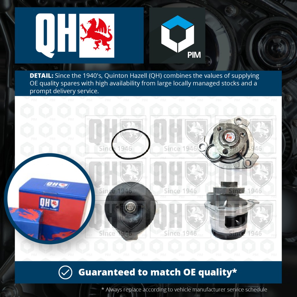 Quinton Hazell Water Pump QCP3387 [PM267005]