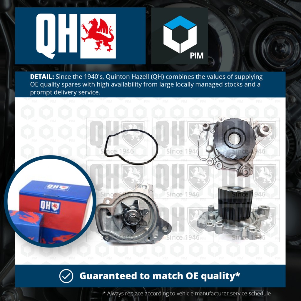 Quinton Hazell Water Pump QCP3380 [PM267004]