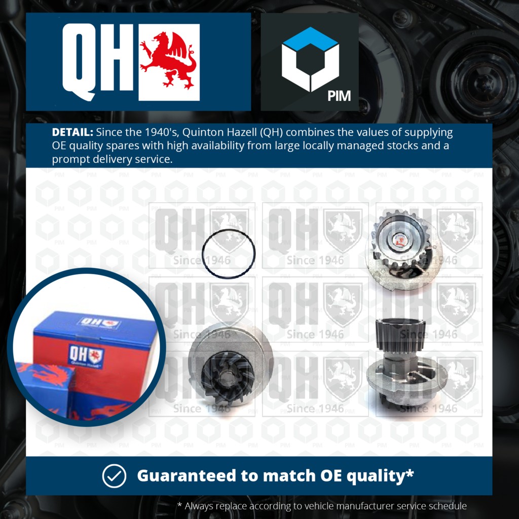 Quinton Hazell Water Pump QCP3345 [PM266985]